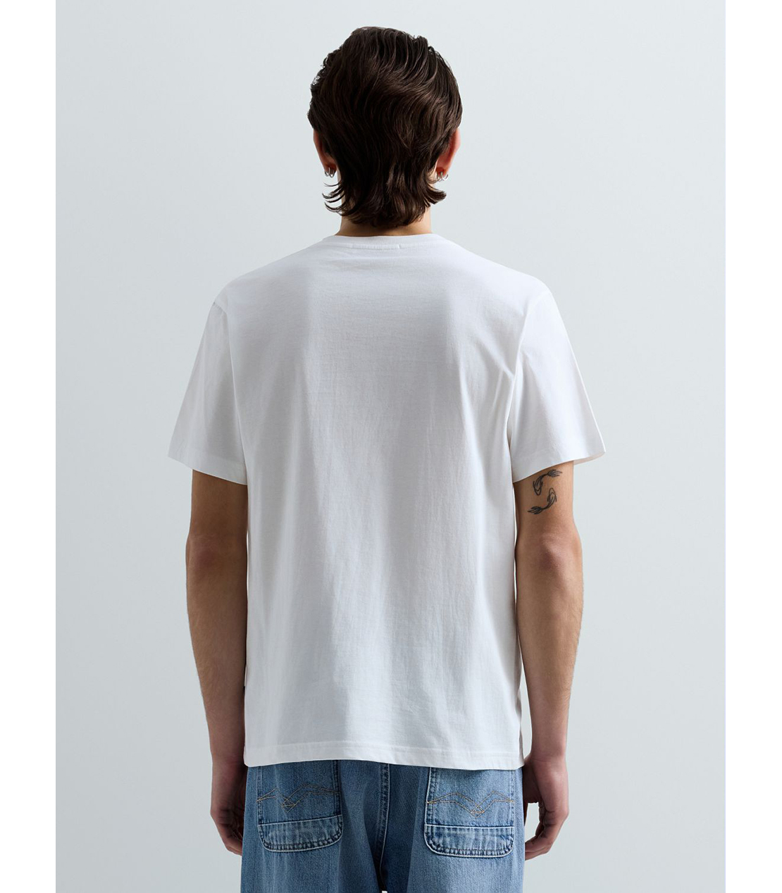 ベーシックジャージーヘリテイジプリント Tシャツ 詳細画像 ホワイト 3